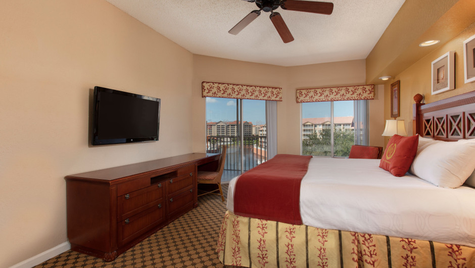 Bedroom in our Three Bedroom Villa - Westgate Town Center Resort