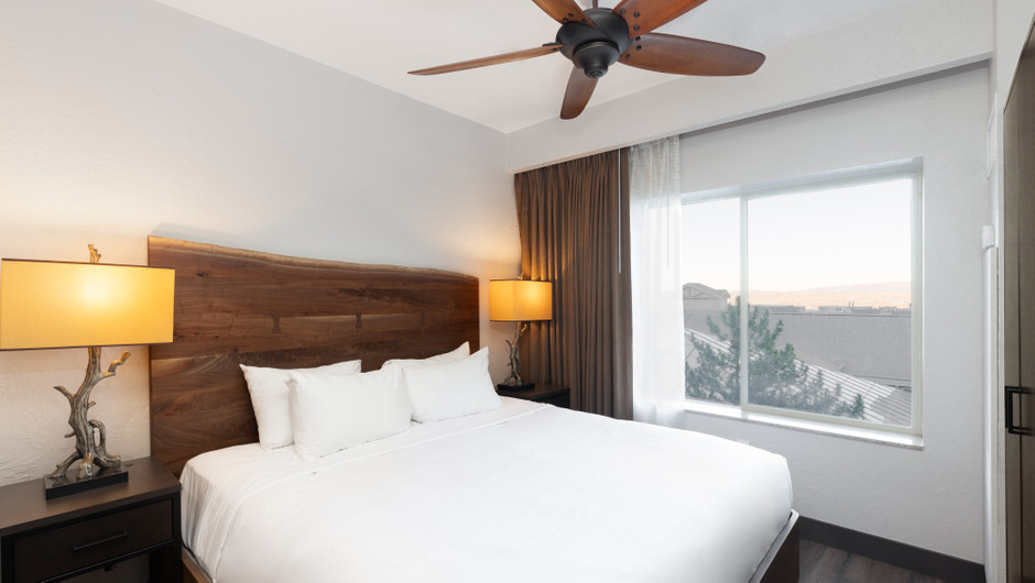 Bedroom in our Signature Suite at our Park City Resort in Utah