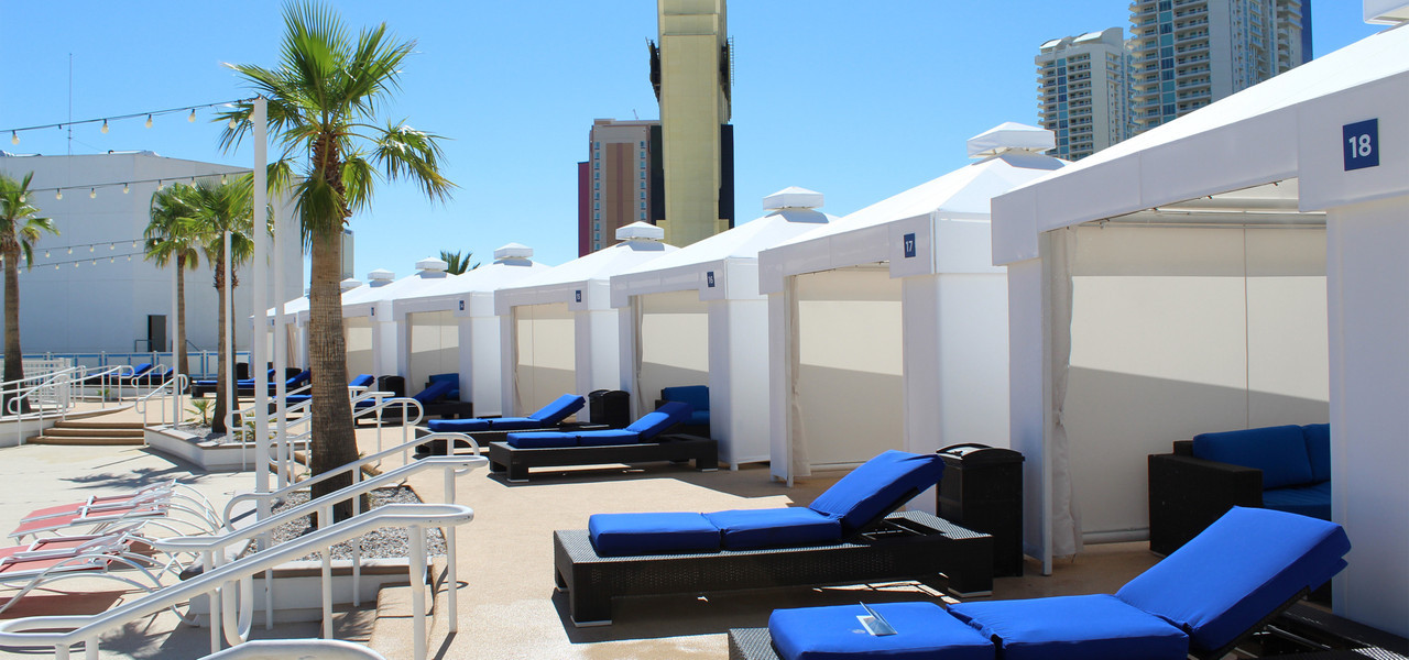 Relaxing Las Vegas Cabana at JW Marriott