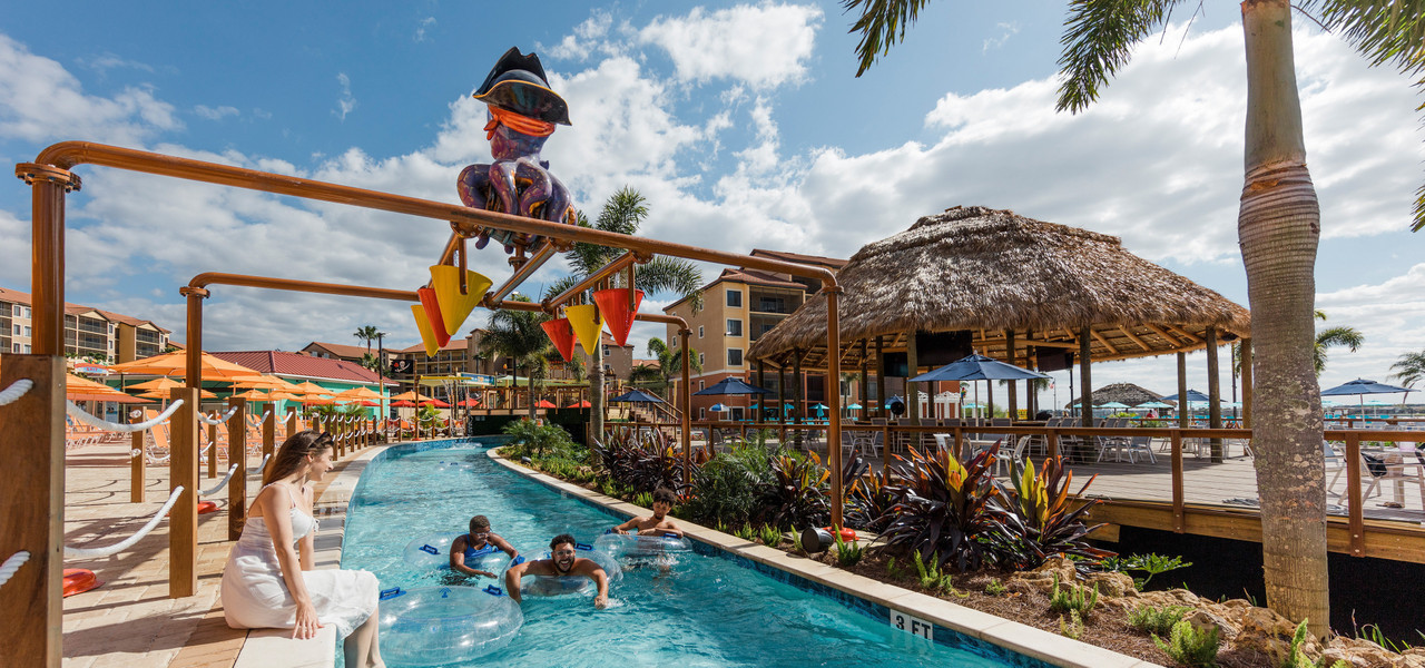 orlando family resorts lazy river