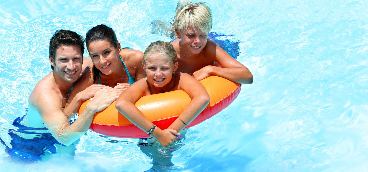 Up To $50 Free Resort Credit at Westgate Palace Resort - Family in Pool