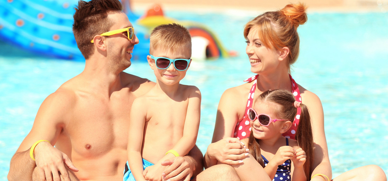 Up To $50 Free Resort Credit at Westgate Palace Resort - Family in Pool
