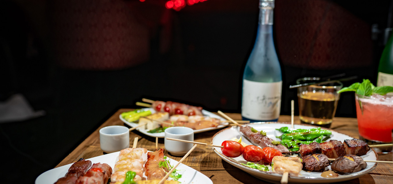 Side Profile of Robata Grill Food | Westgate Las Vegas