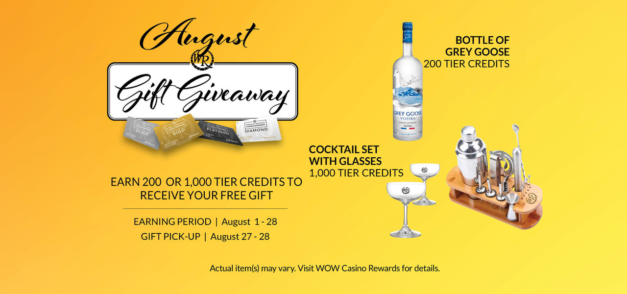 Programa de recompensas en nuestro hotel y casino de Las Vegas | Programa de recompensas WOW