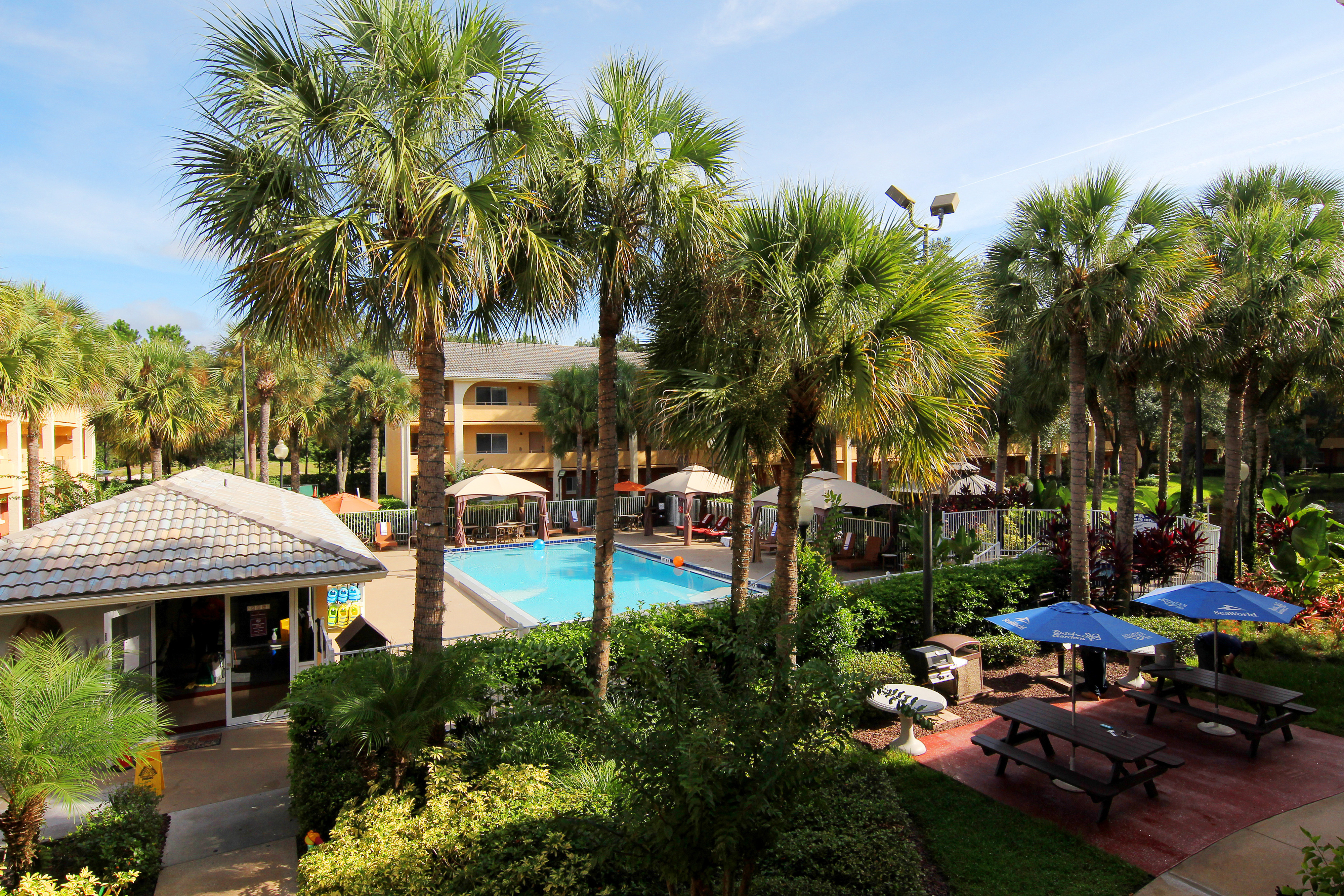 Resort grounds with heated outdoor pool | Westgate Leisure Resort | Westgate Resorts