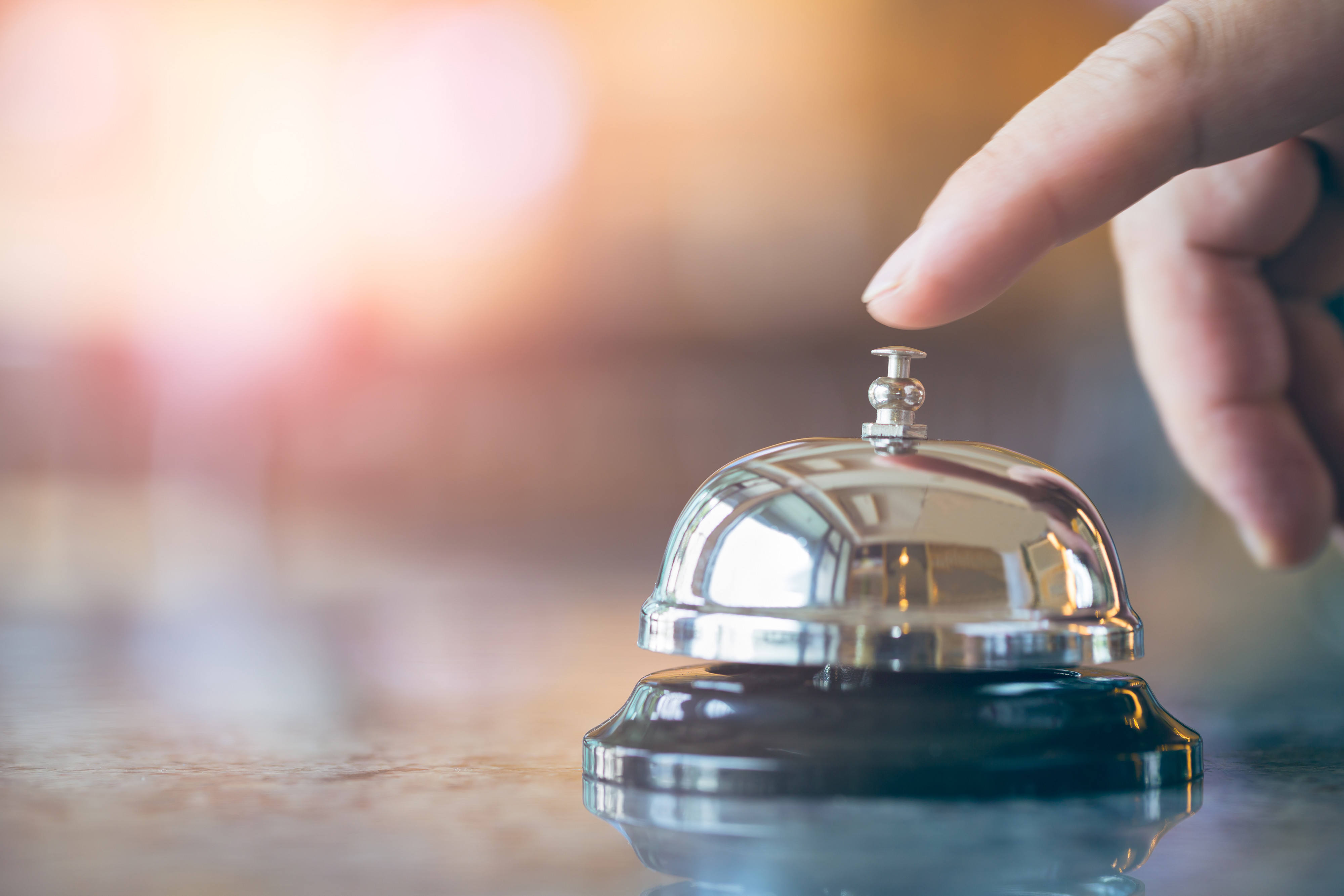 concierge bell ringing finger - westgate nyc