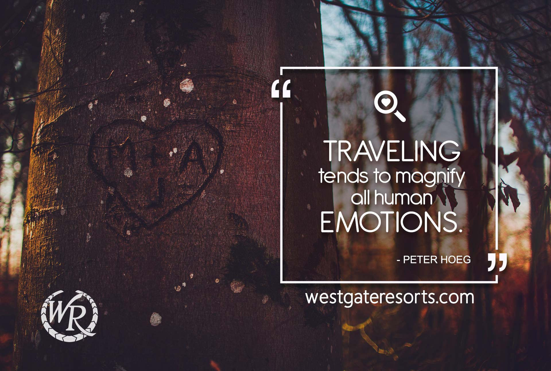 Traveling tends to magnify all human emotions. | Travel Motivation Quotes | Inspiring Sayings