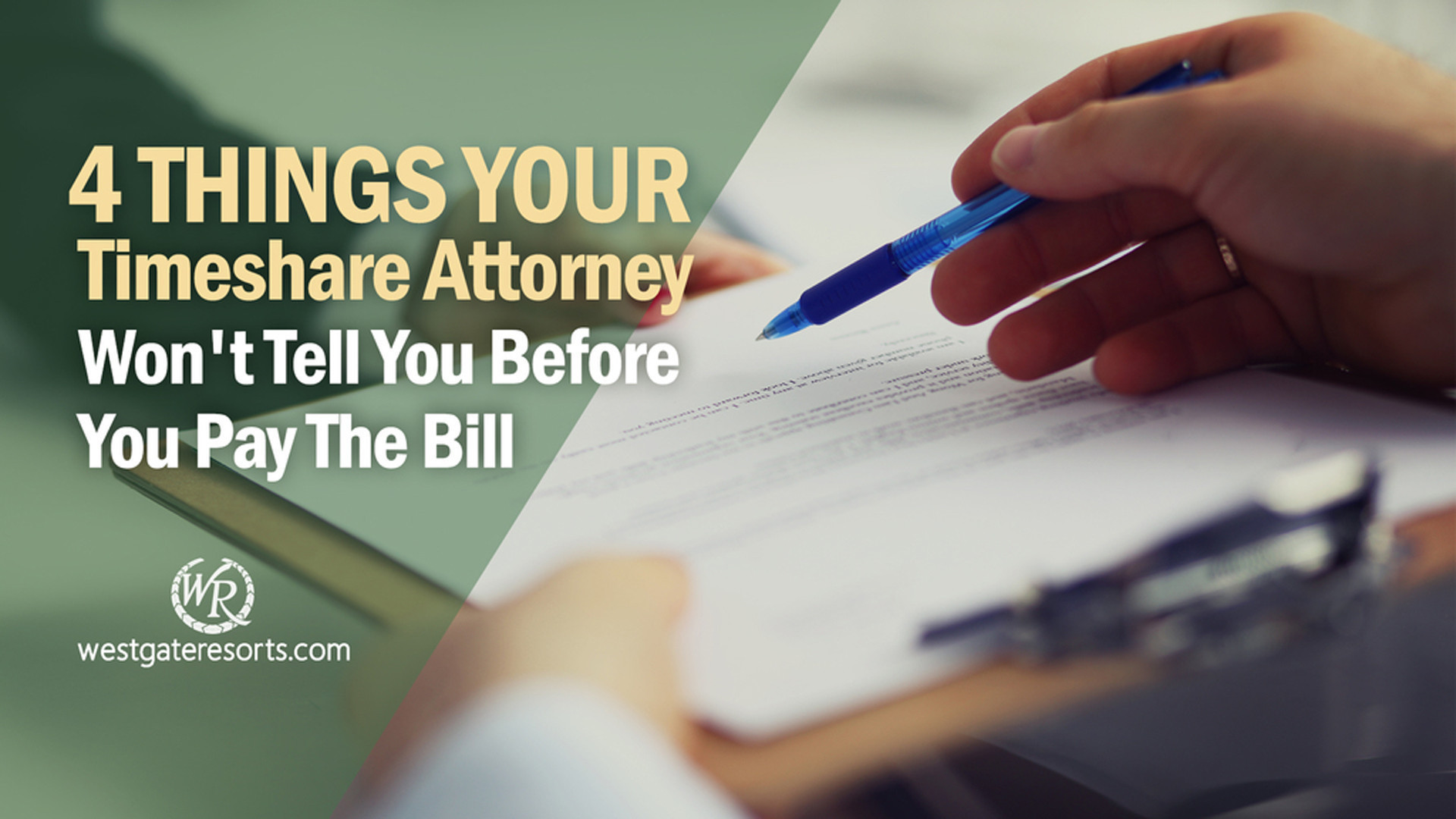 4 Things Your Timeshare Attorney Won't Tell You Before You Pay The Bill | Timeshare Exit Scams | Westgate Timeshare