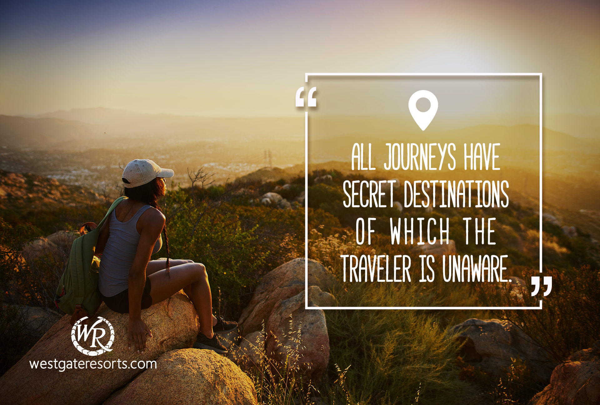 All journeys have secret destinations of which the 