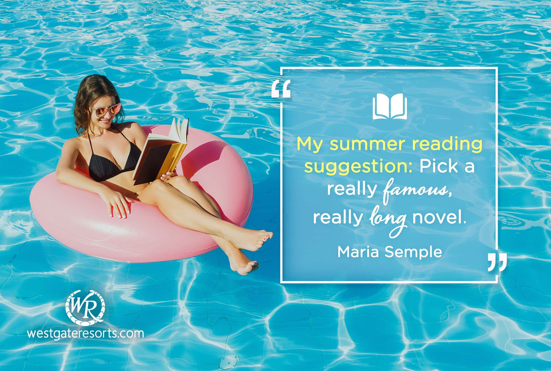 My summer reading suggestion: Pick a really famous, really long novel | Quotes About Summer | Travel Motivational Quotes