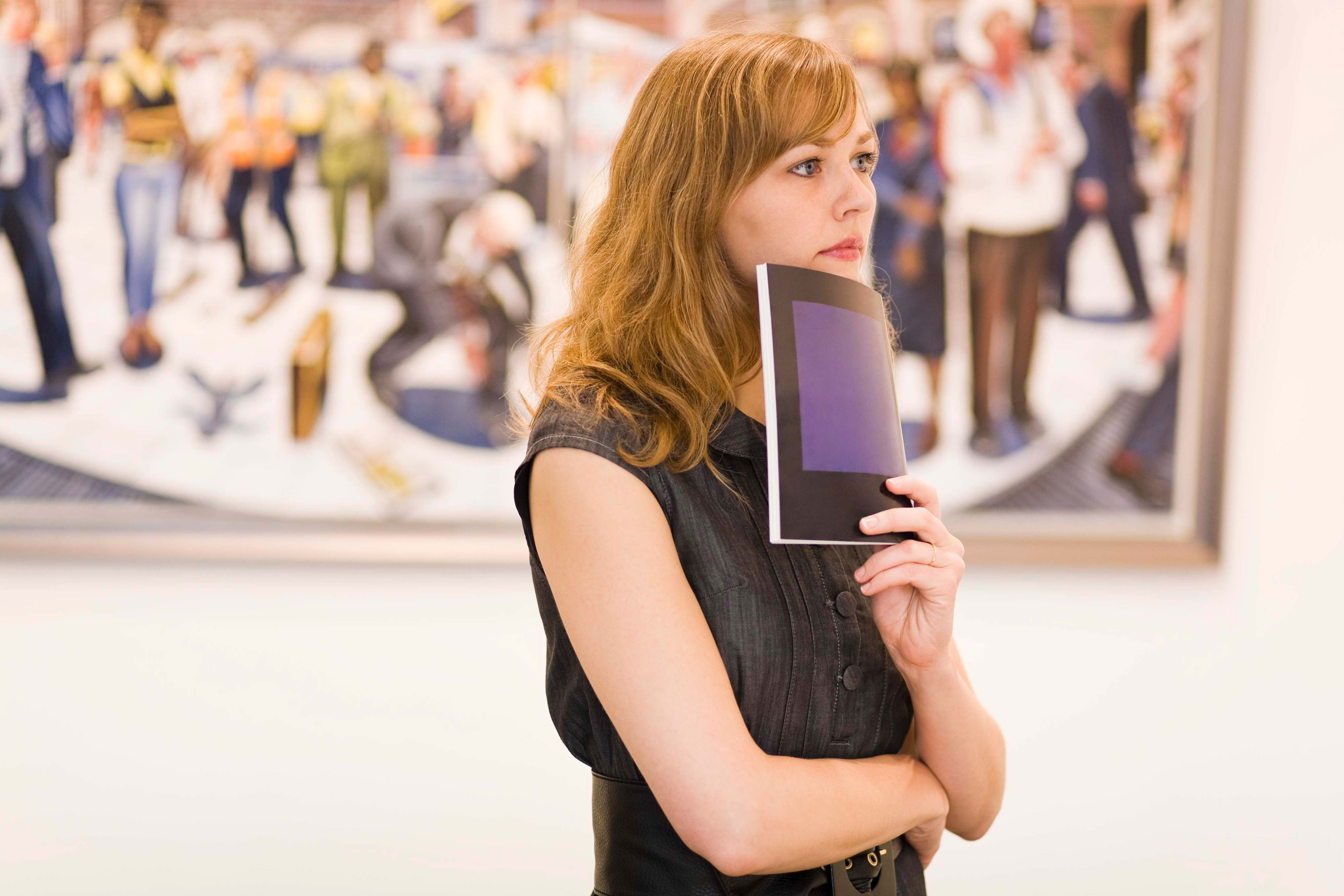 woman at moma art gallery new york - westgate nyc
