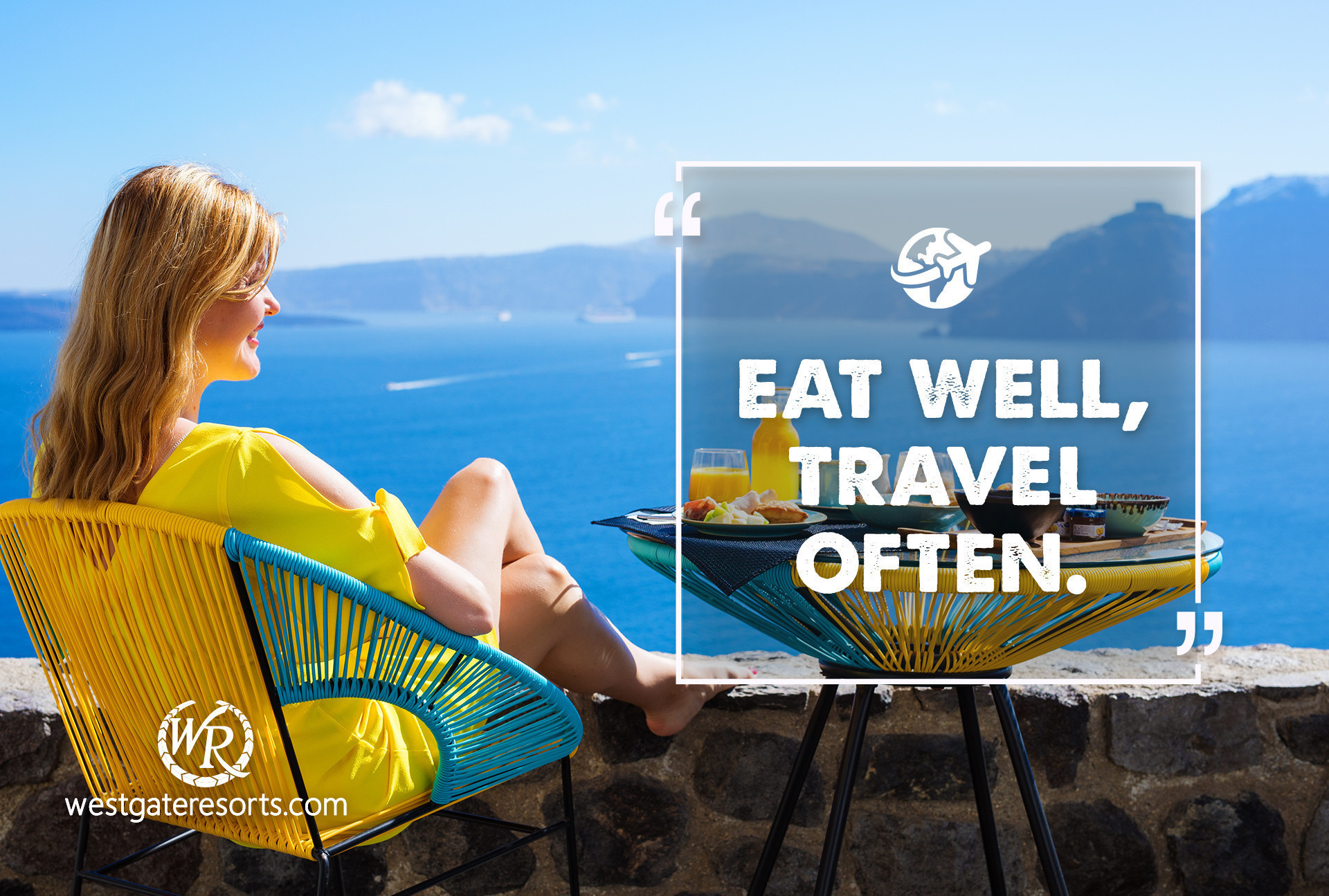 Eat Well, Travel Often. | Travel Motivational Quotes | Quotes About Travel