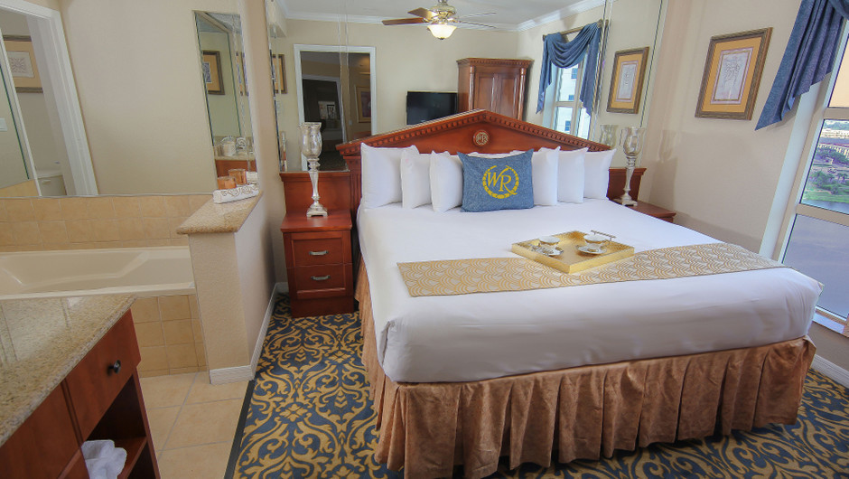 two-bedroom deluxe villa | westgate palace resort in orlando