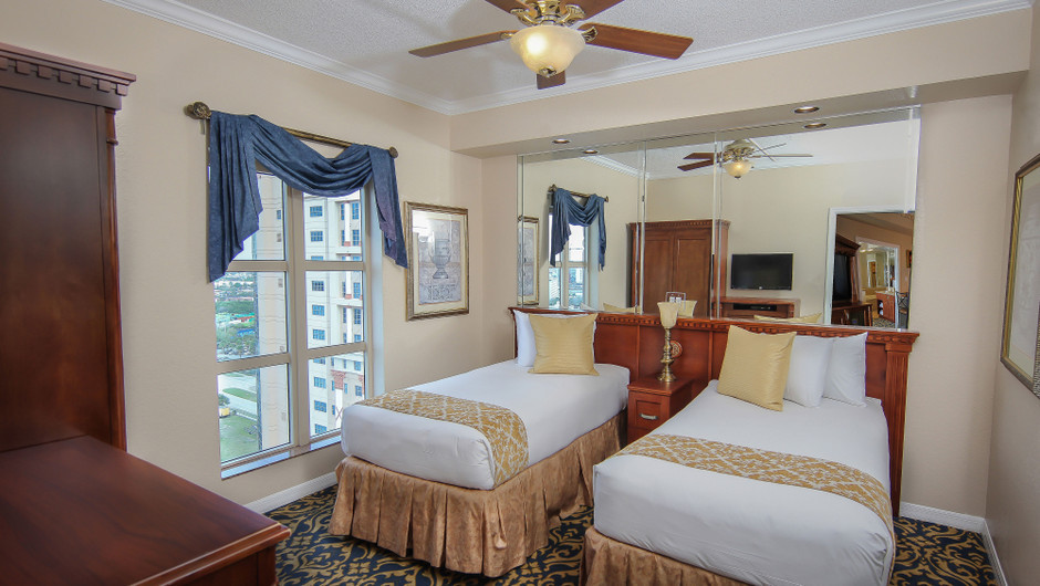 two-bedroom deluxe villa | westgate palace resort in orlando