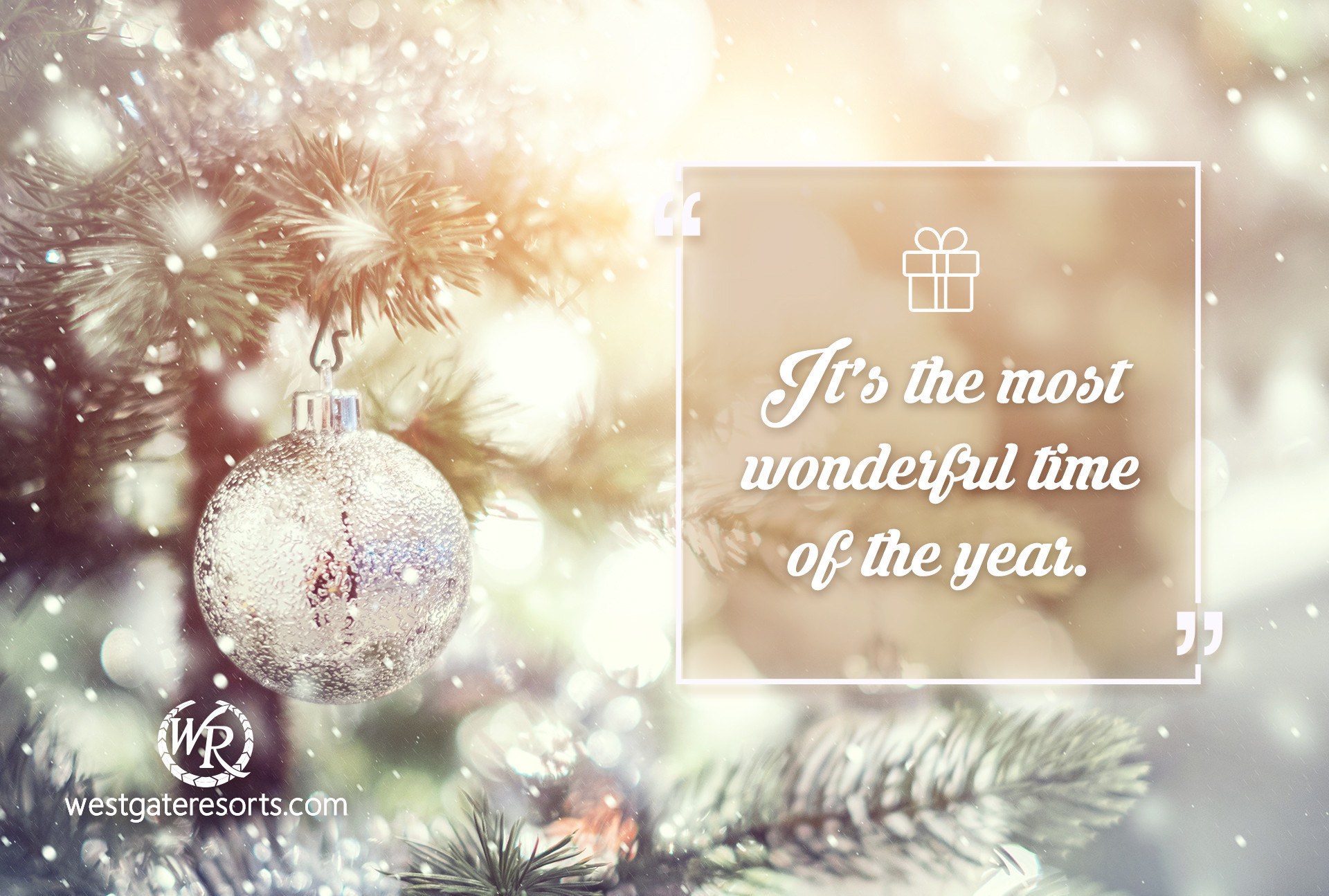 It's the Most Wonderful Time of the Year. | Holiday Travel Quotes | Quotes About Travel For Holidays