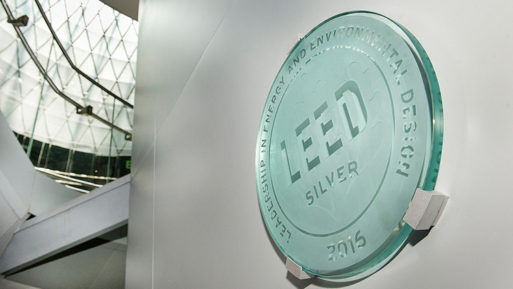 LEED Plaque at Green Hotel | 10 Ways You Can Travel Green, And Save Some Too! | Green Travel & Hotels at Westgate