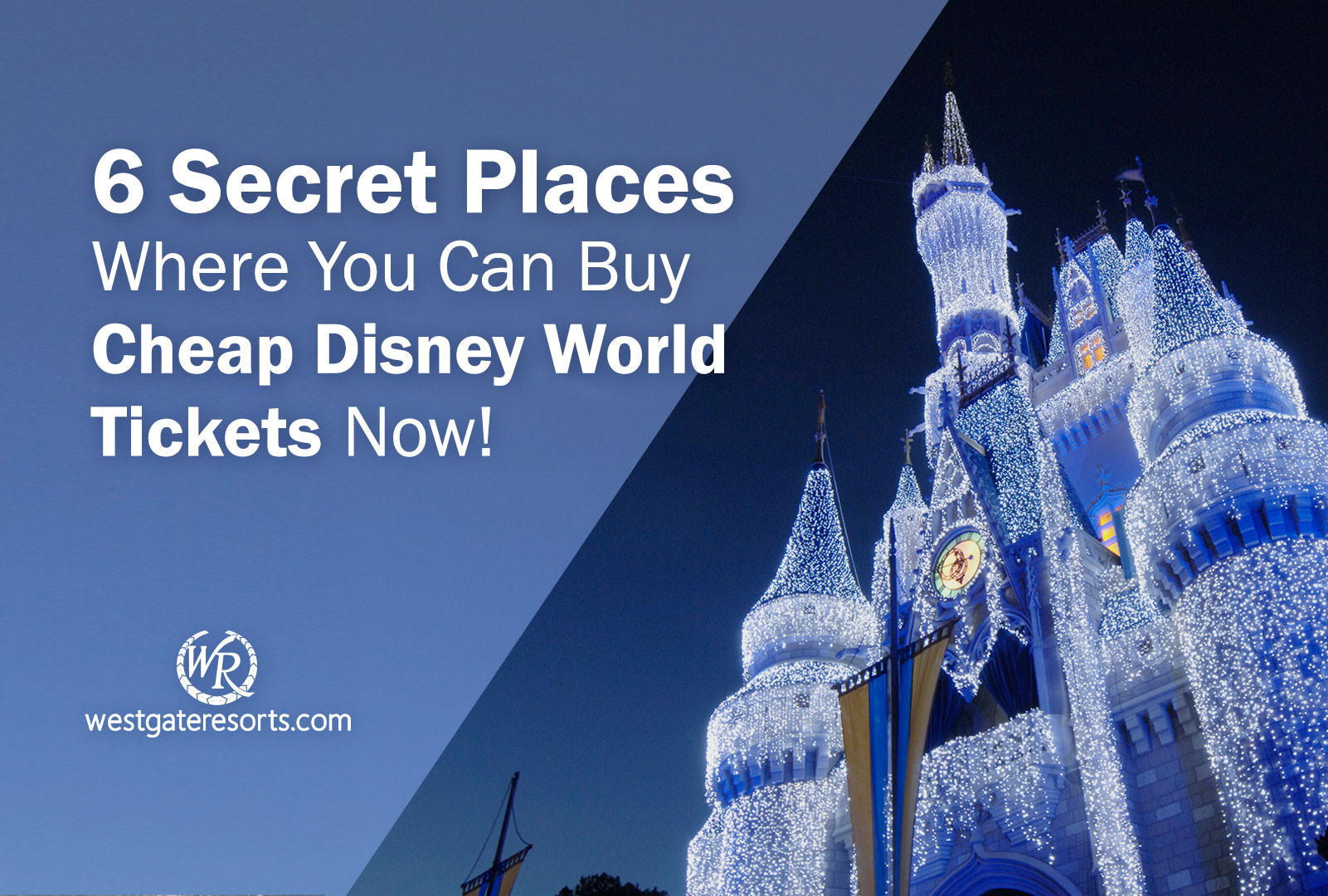 Disney's 5-Day Theme Park Base Ticket (E-Ticket) - Disney World