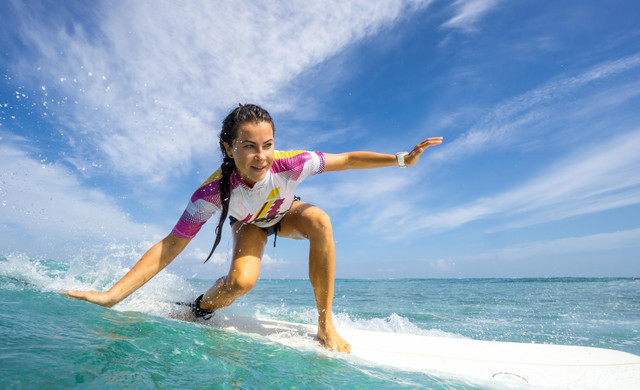 westgate travel club leisure time passport - woman surfing