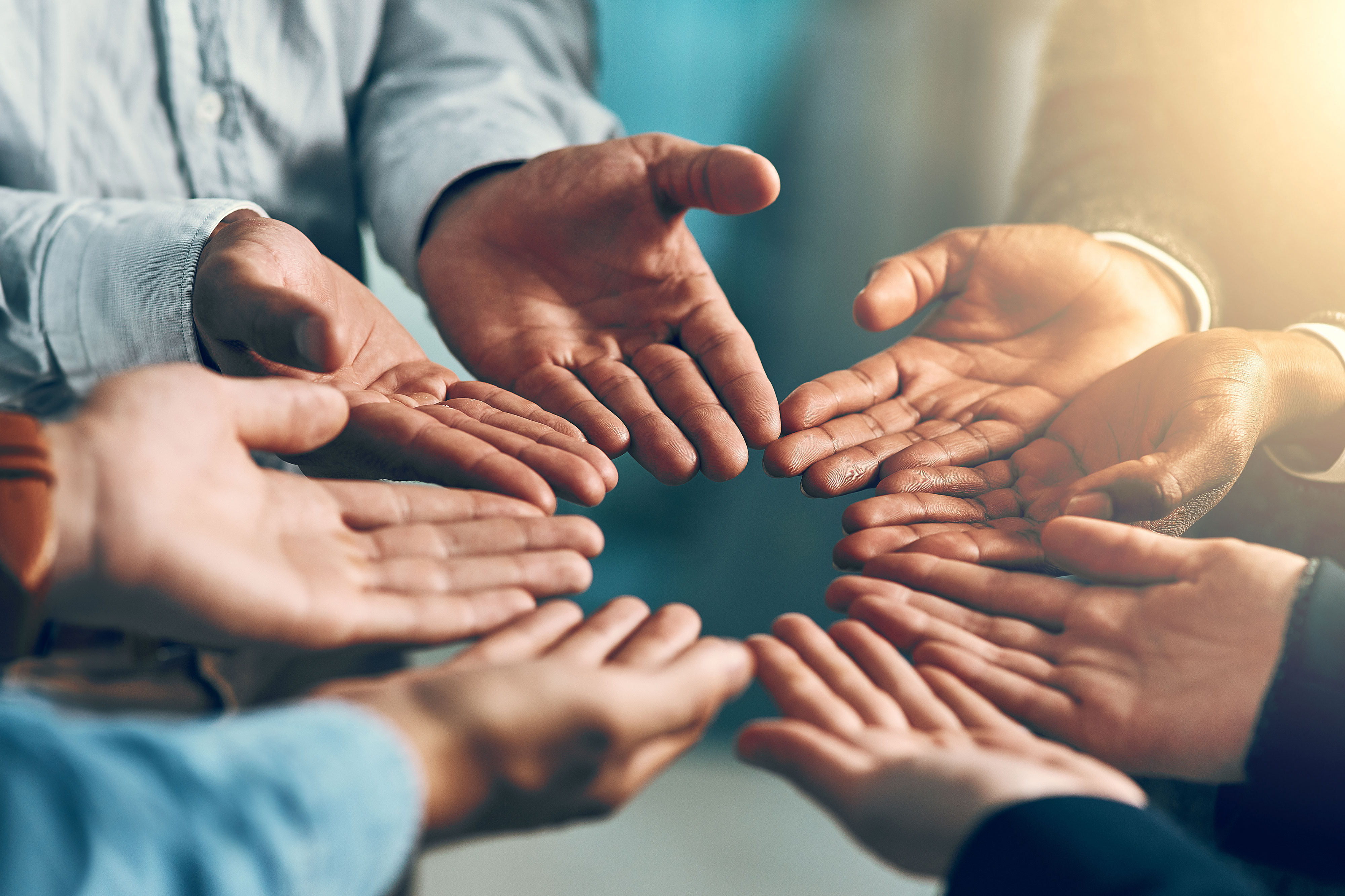 new york charity event hands donation circle - westgate nyc