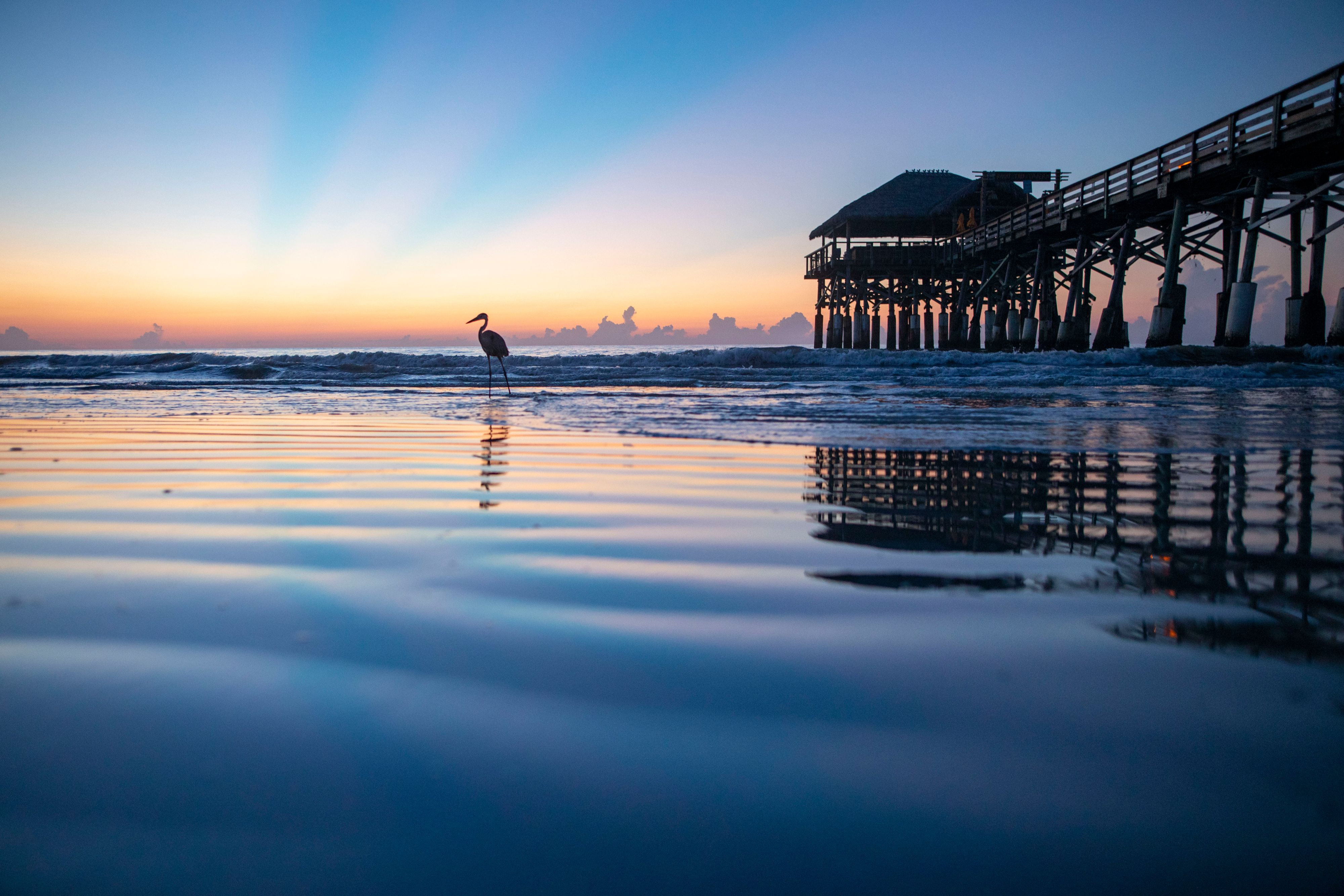 Sunrise at Cocoa Beach Pier - Florida - Pier 62 Oceanfront Restaurant & Bar