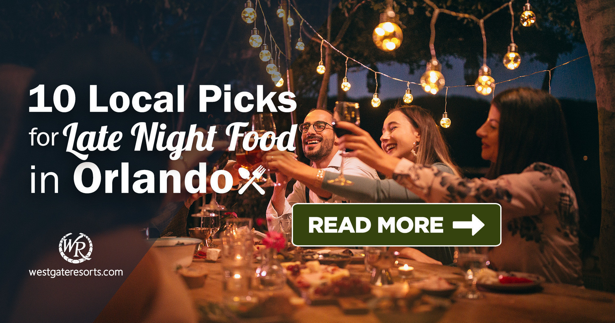 10 selecciones locales para comida nocturna en Orlando | Blog de viajes de Westgate