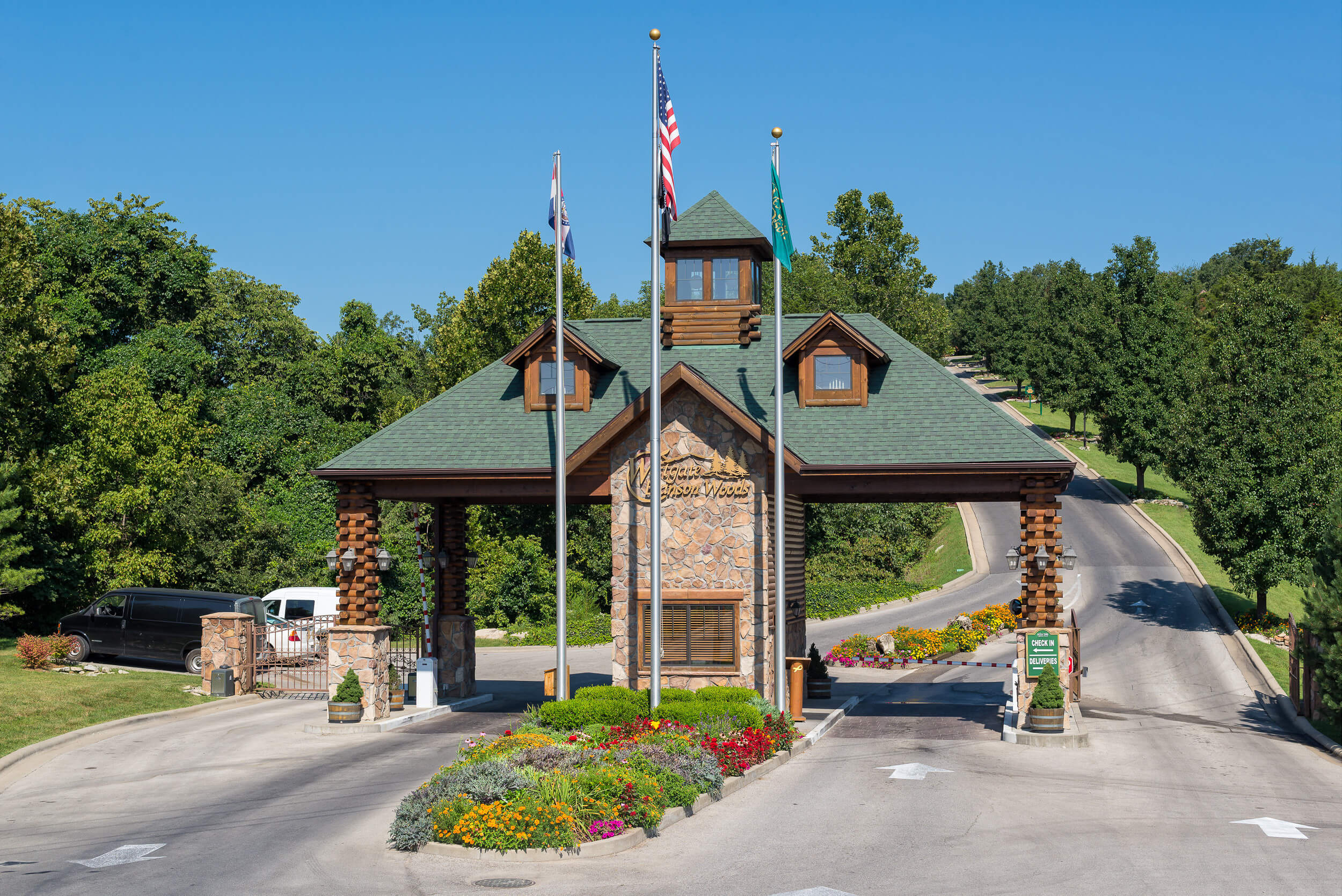 Main entrance to Branson resort | Westgate Branson Woods Resort | Westgate Resorts