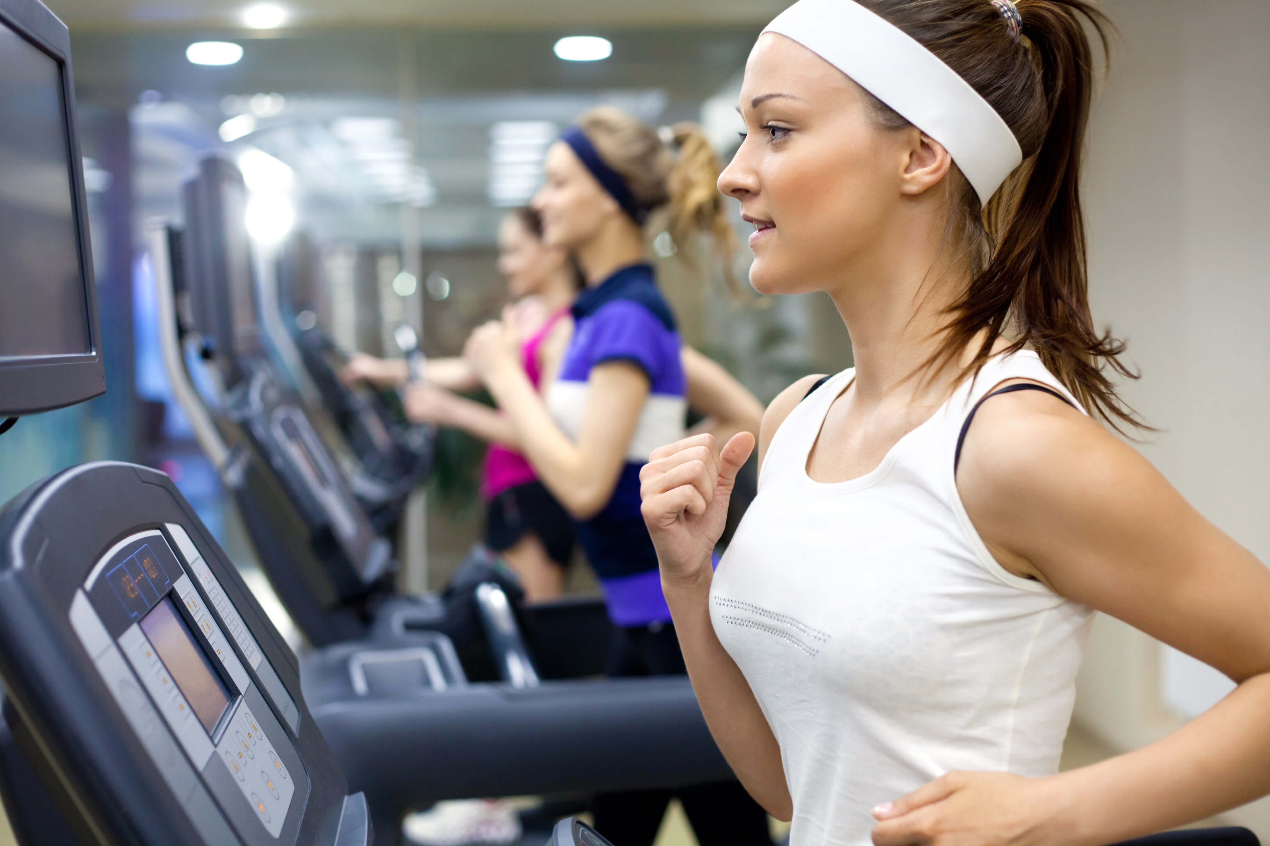 Resort guests working out on treadmills at Fitness Center | Westgate Branson Woods Resort