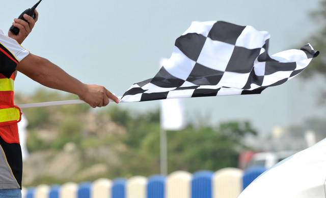 NASCAR Super FanZone - Checkered Flag Waving