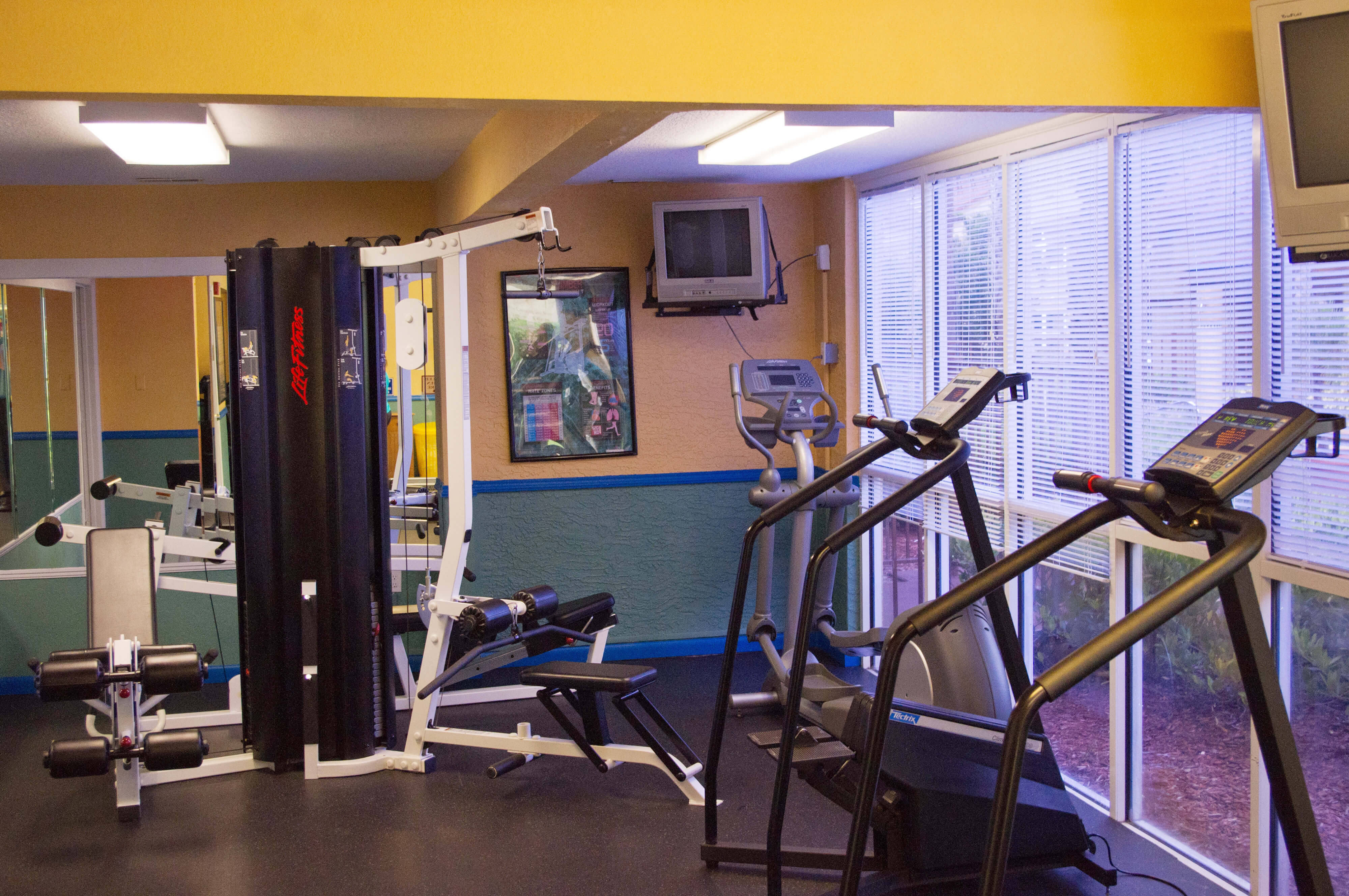 Premium workout equipment in Fitness Center | Westgate Blue Tree Resort | Westgate Resorts Orlando