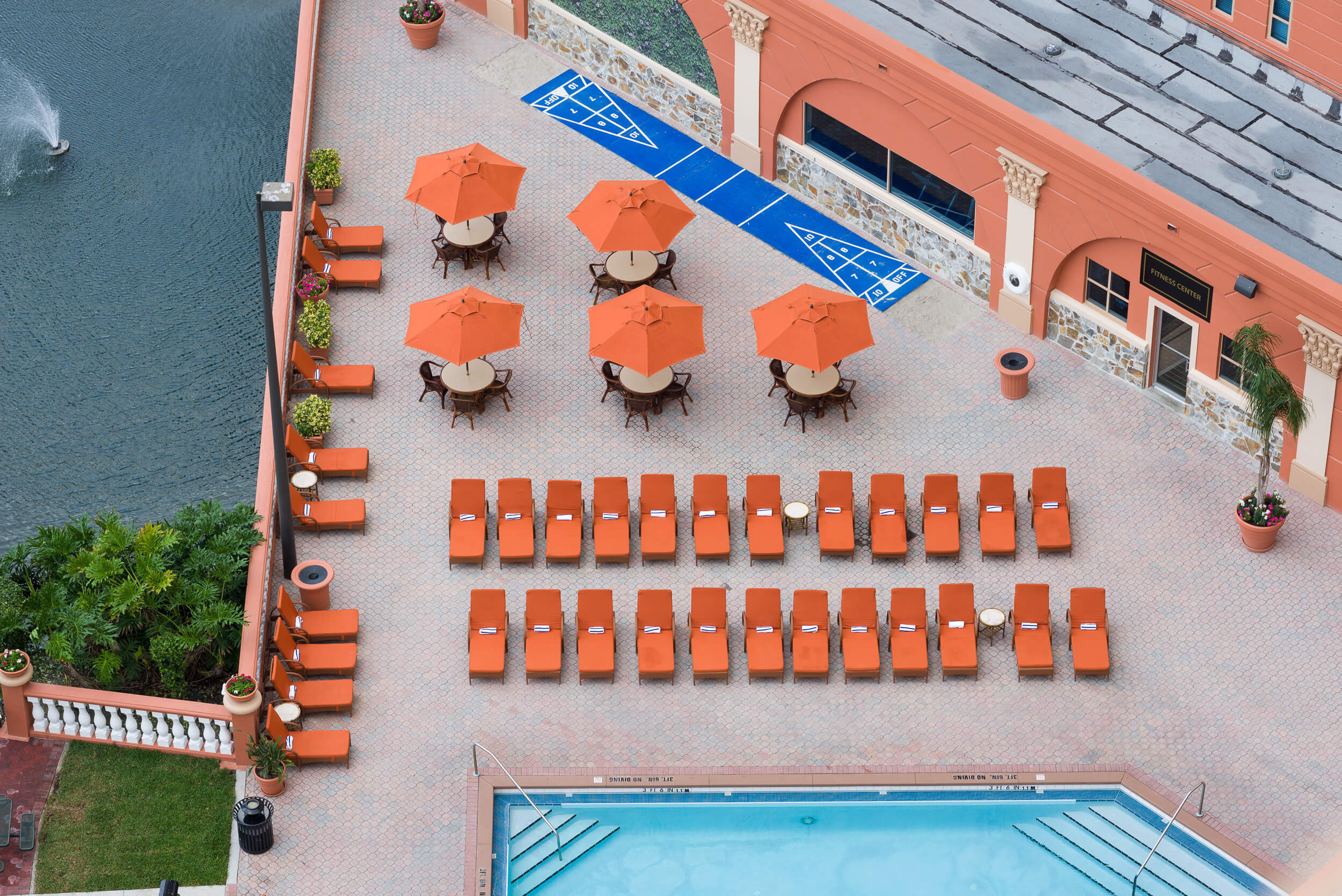 Overhead View of Pool Deck | Westgate Palace Resort | Orlando, FL | Westgate Resorts