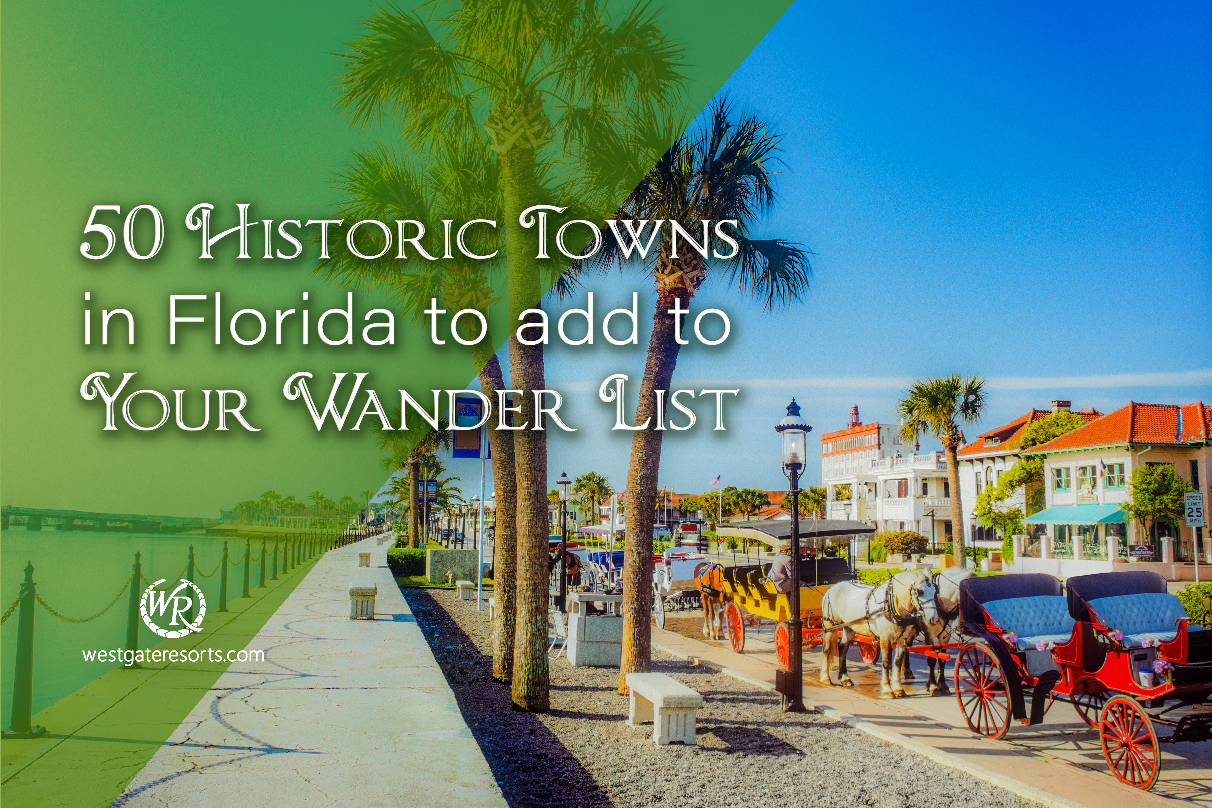 ¡50 ciudades históricas de Florida para tu lista de paseo!