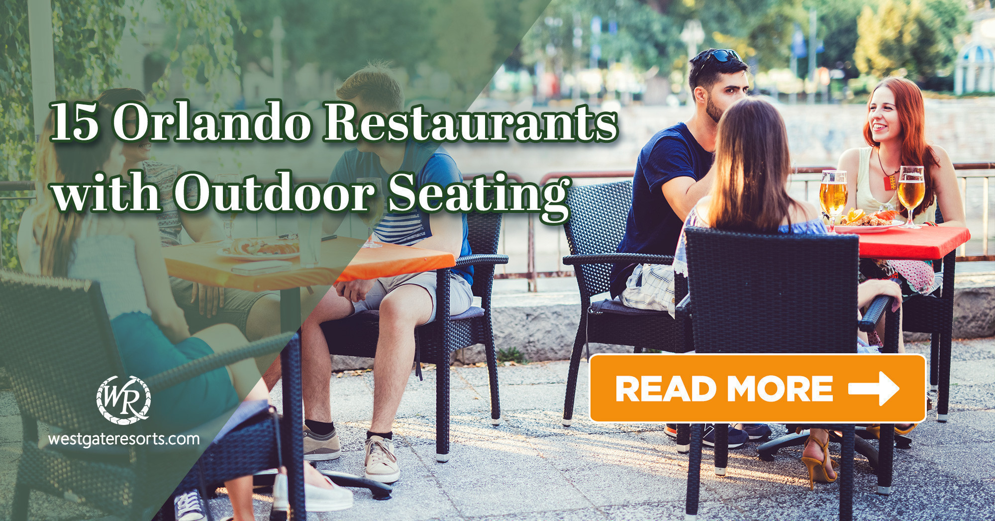 15 restaurantes de Orlando con mesas al aire libre