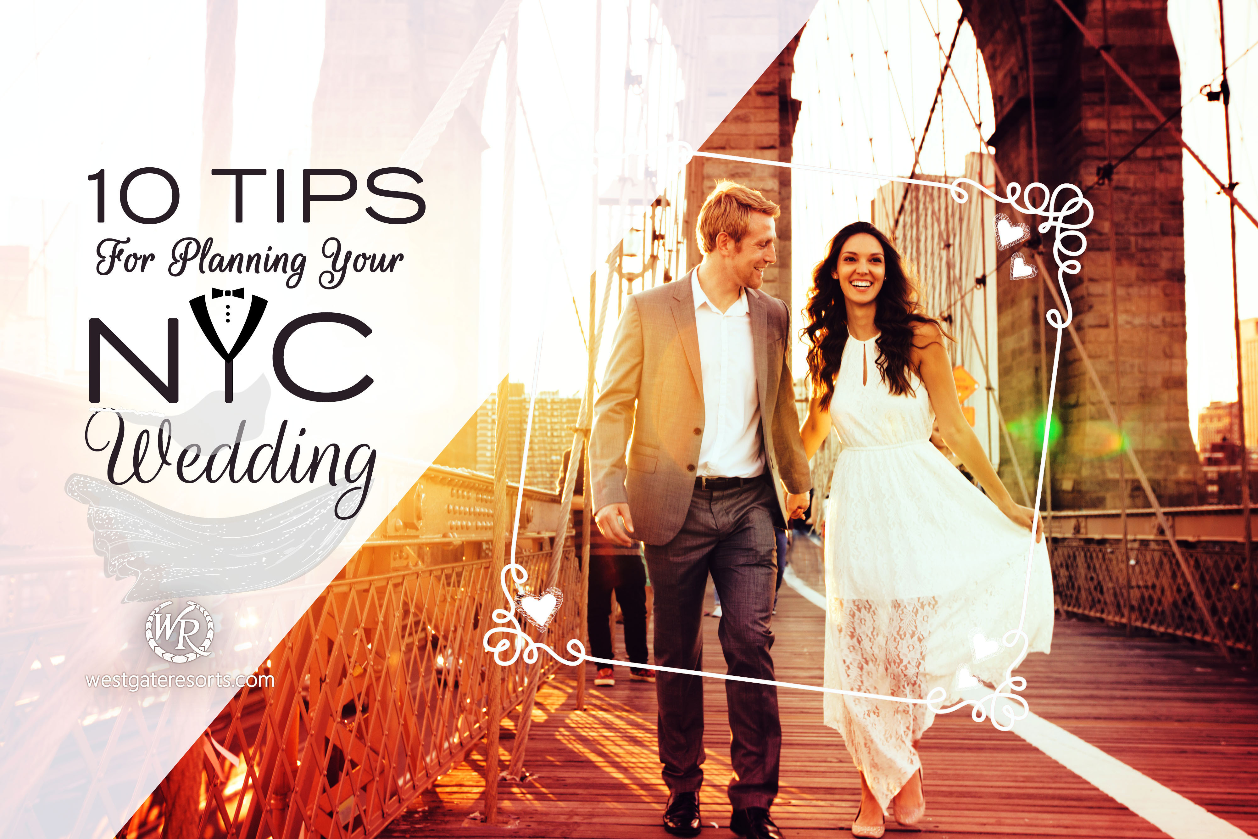 10 consejos para planificar su boda en Nueva York con un memorable 'Sí, acepto'