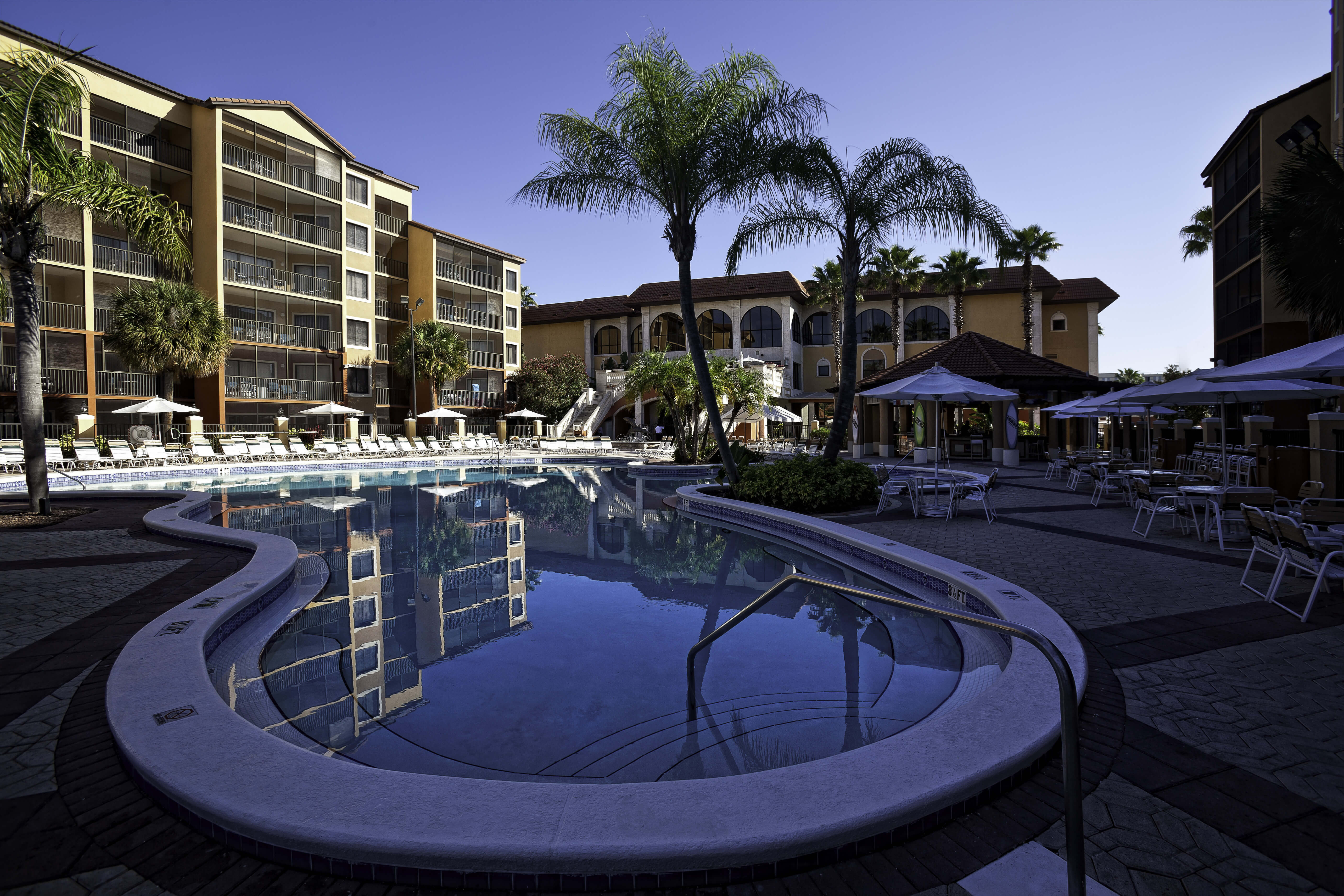 Outdoor Pool in Late Afternoon | Westgate Lakes Resort & Spa | Orlando, FL | Westgate Resorts