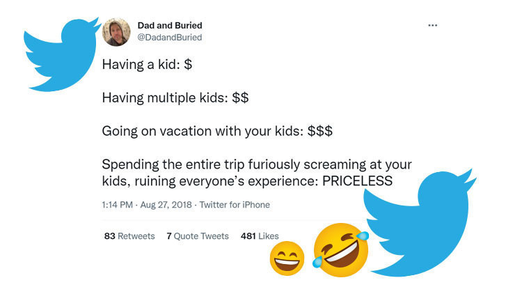 20 Funny Tweets About Traveling with Kids