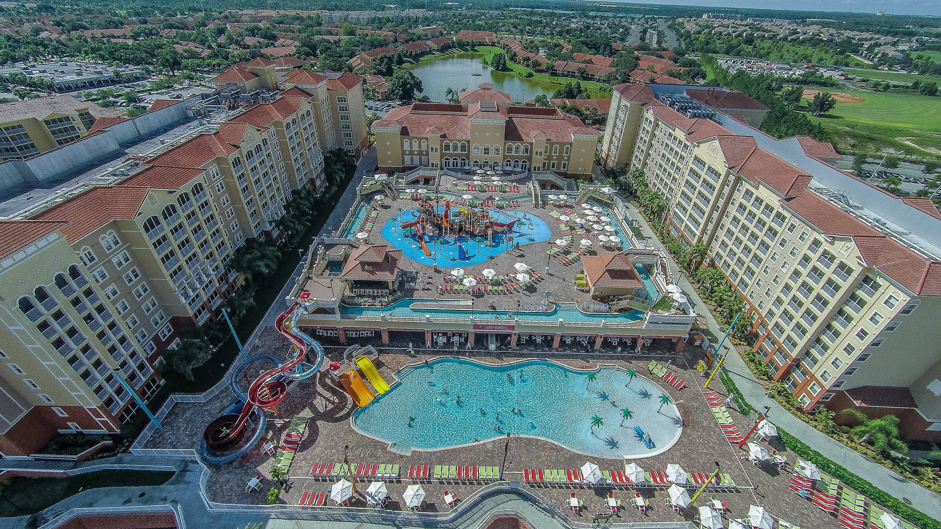 Vista aérea del complejo | Westgate Vacation Villas Resort y Spa | Orlando, Florida | Hoteles en Westgate