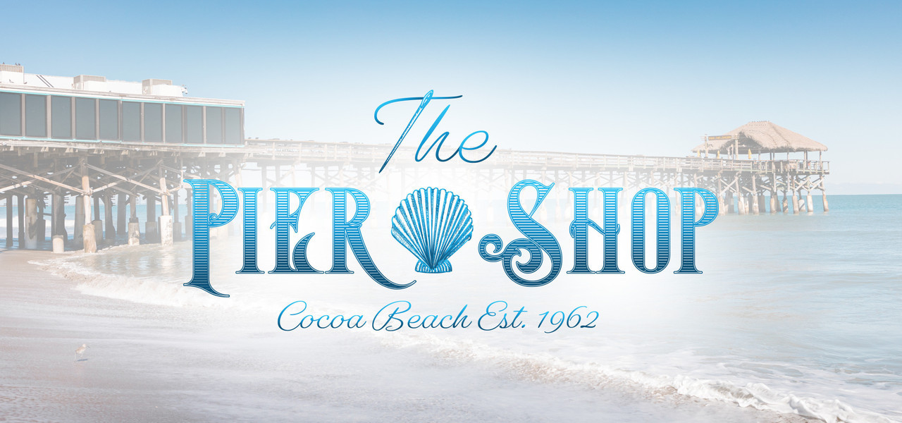 the pier shop logo - cocoa beach pier