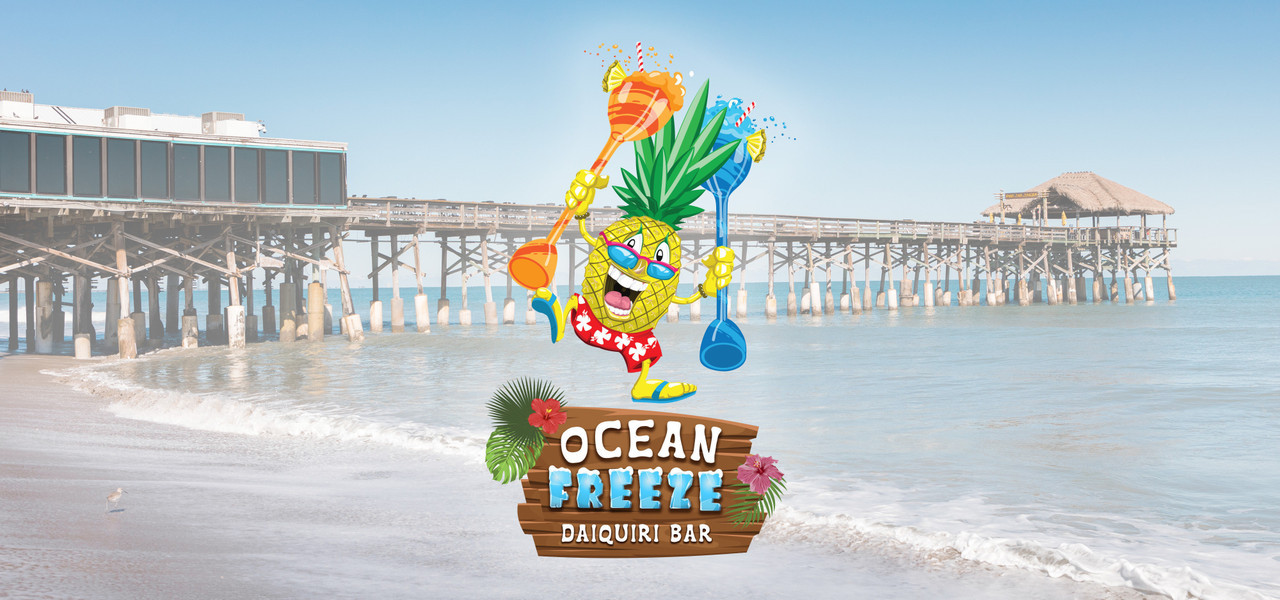 ocean freeze daiquiri bar - cocoa beach pier - florida