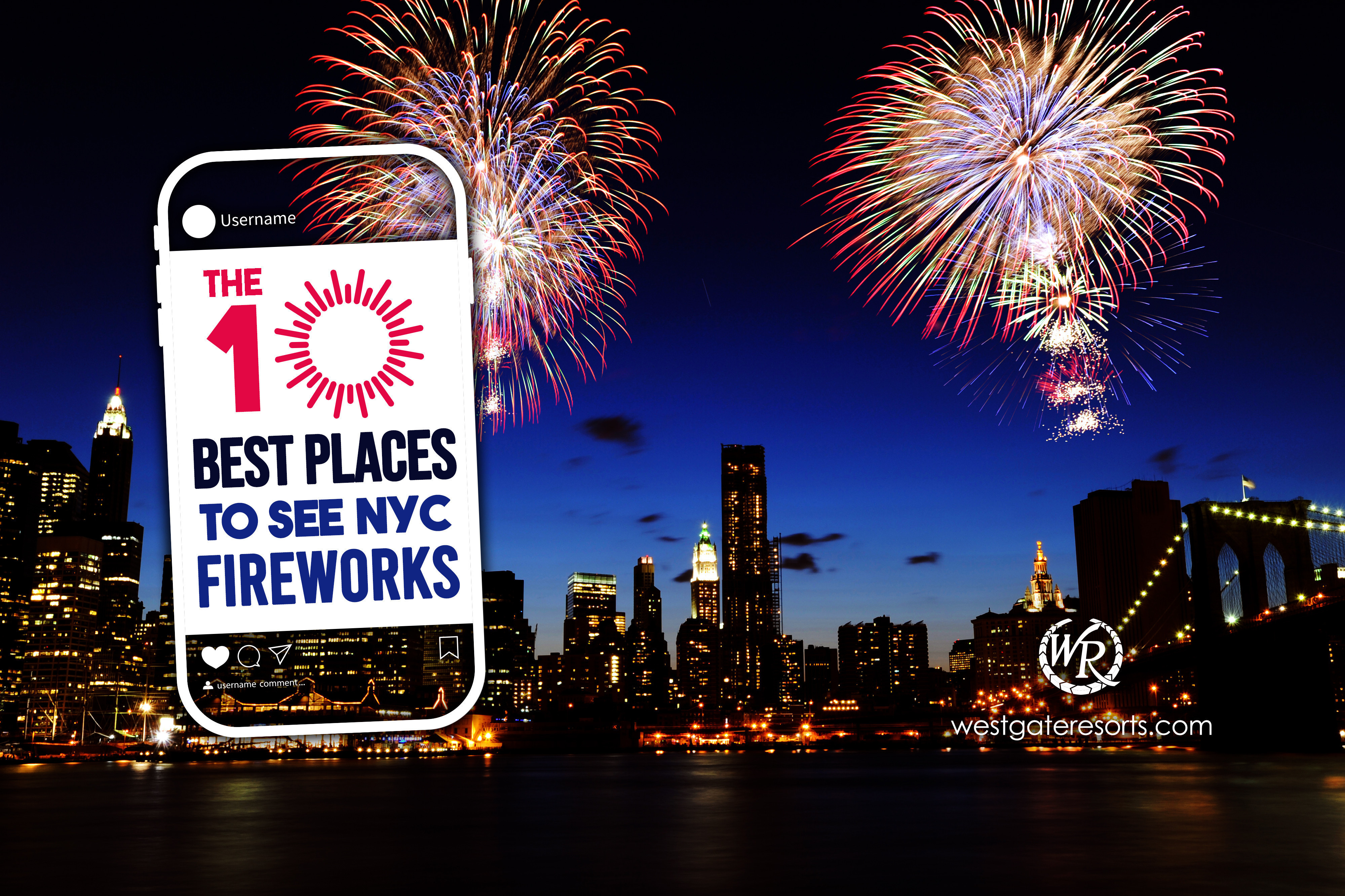 Los 10 mejores lugares para ver los fuegos artificiales de Nueva York que nunca olvidarás