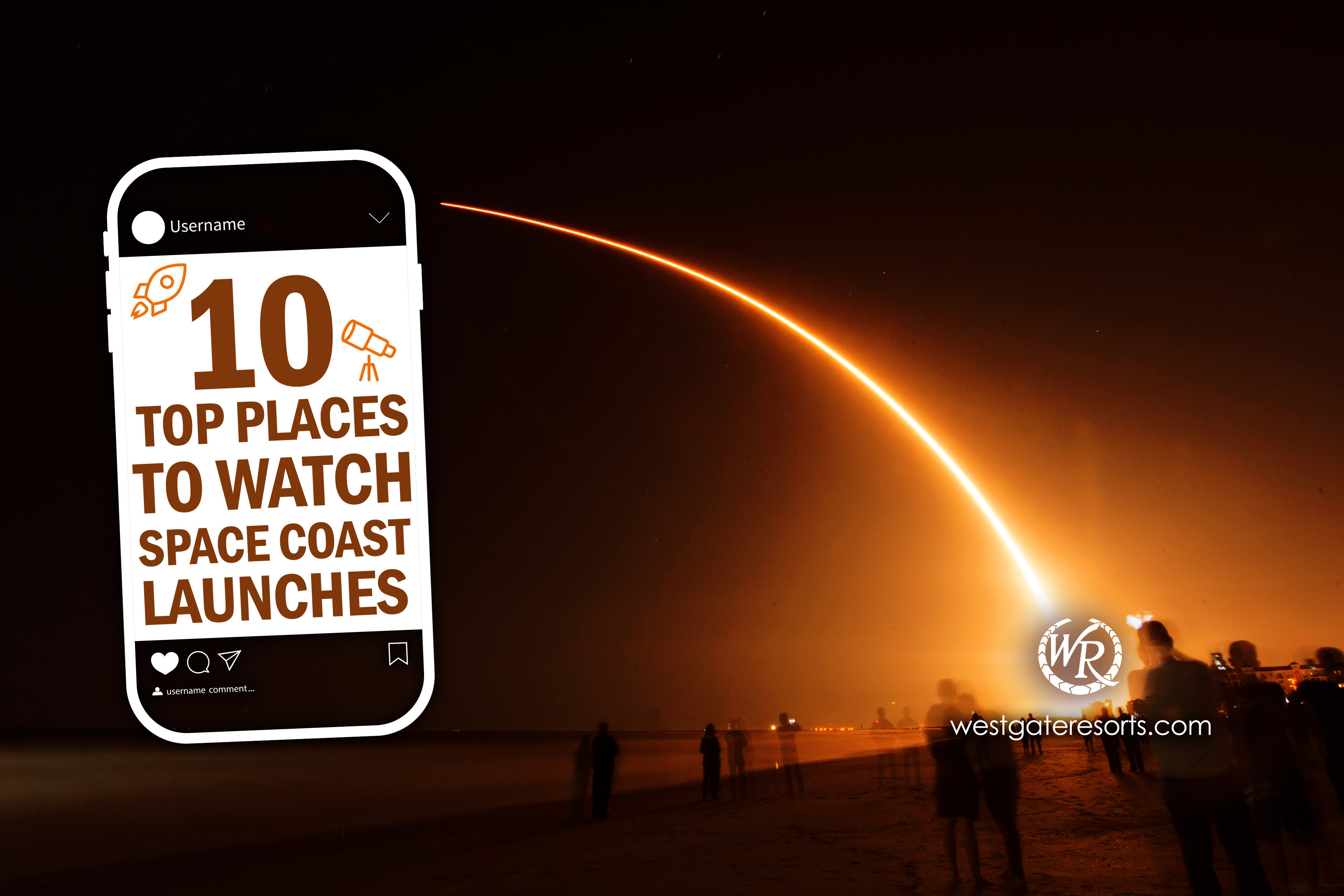 Diez mejores lugares para ver los lanzamientos de Space Coast