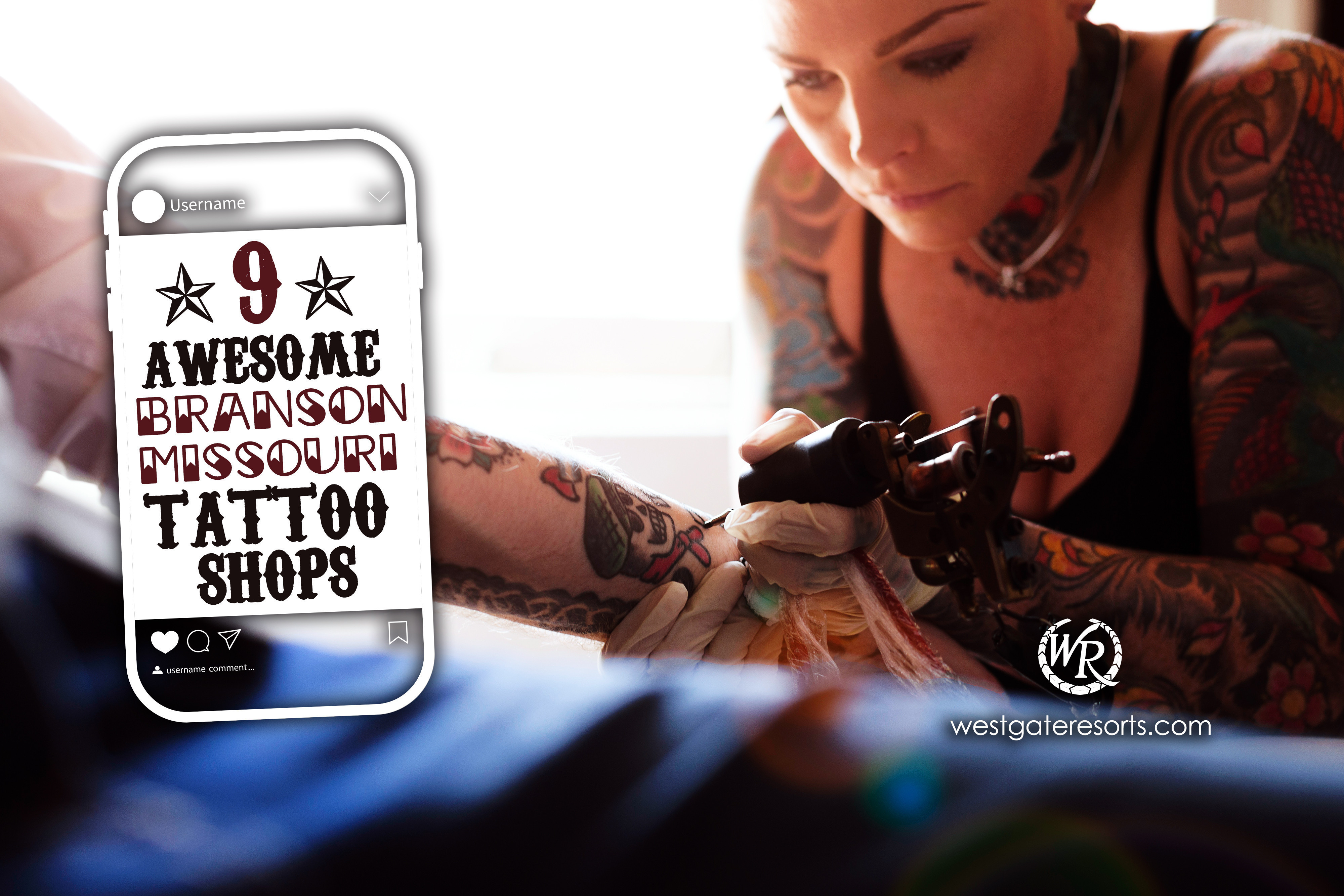 9 increíbles tiendas de tatuajes en Branson Missouri para tatuarse