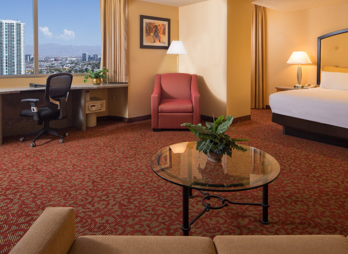 Las Vegas Hotel Room Deluxe One Bedroom Suite