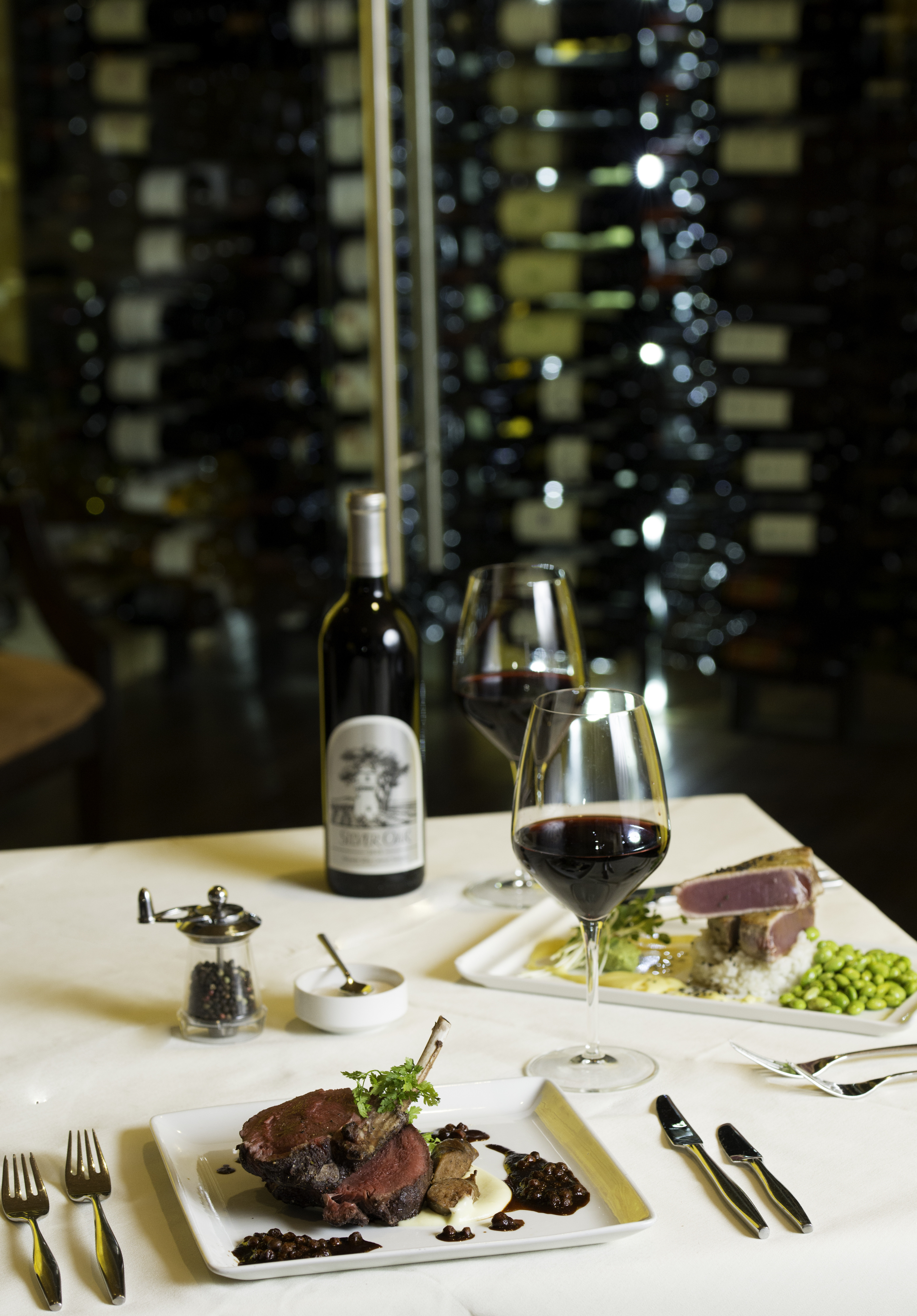 Park City Edge Steakhouse steak and wine