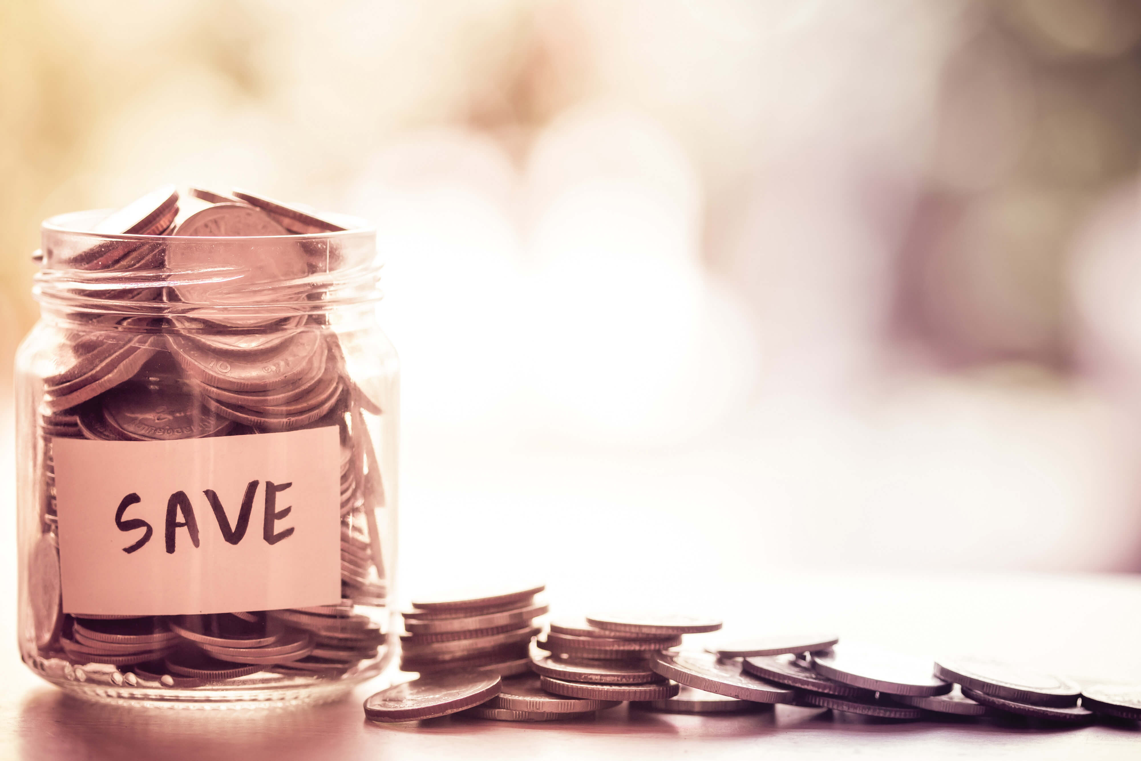 Change in a Money Jar for Saving | Westgate Resorts